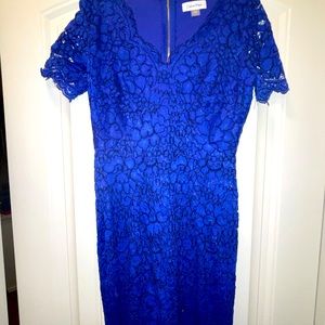 Calvin Klein blue midi dress